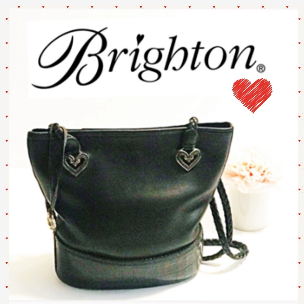 Brighton Leather Bucket Bag / Shoulder Bag
